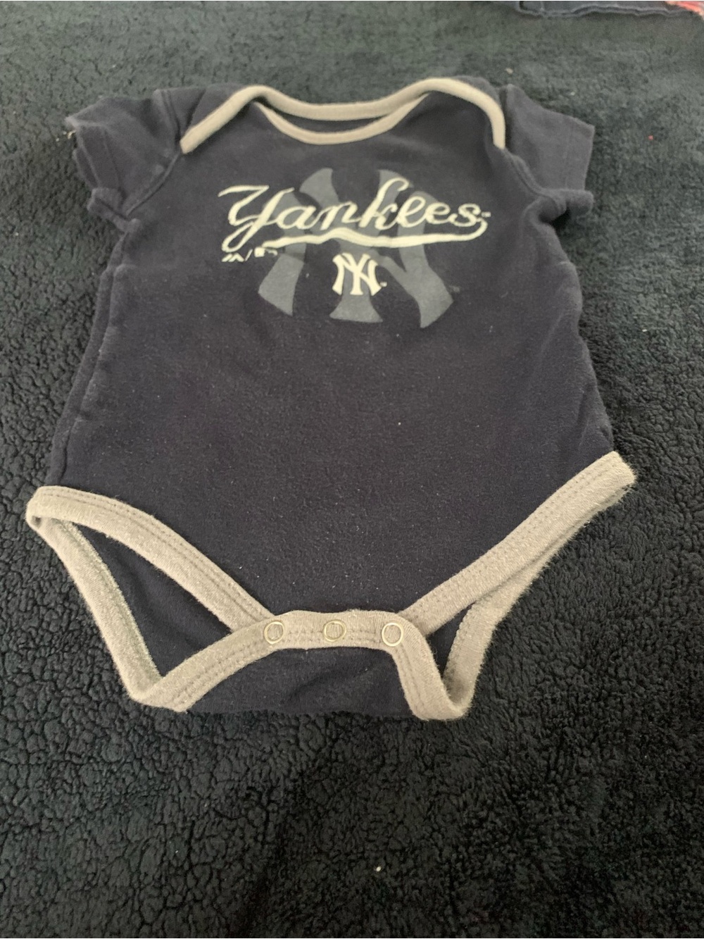 Navy Baby One-Piece Bodysuit